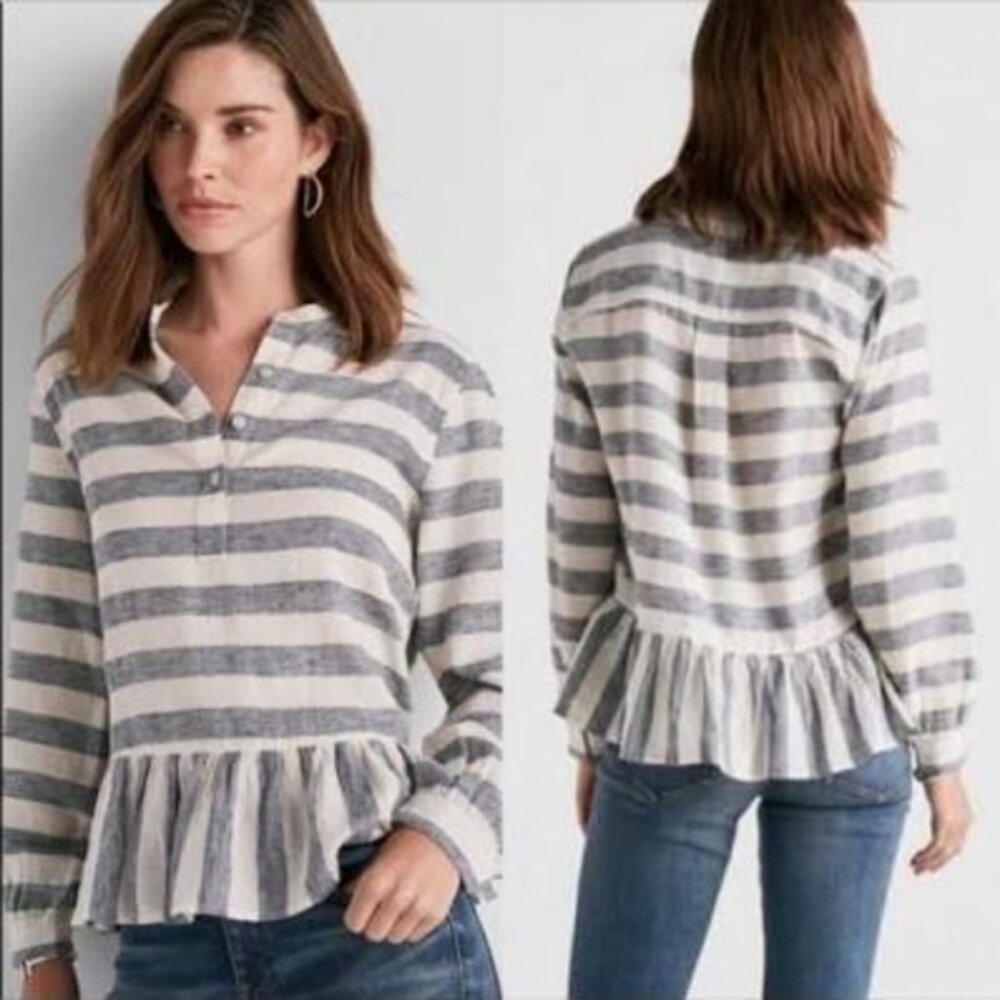 Lucky Brand Peplum Top XL **NEW/TAGS**